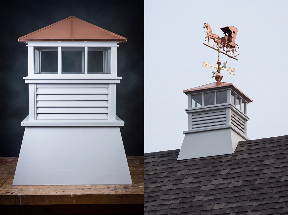 Custom made cupola carpentry project