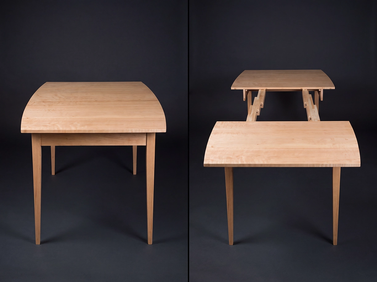 Expandable dining room table